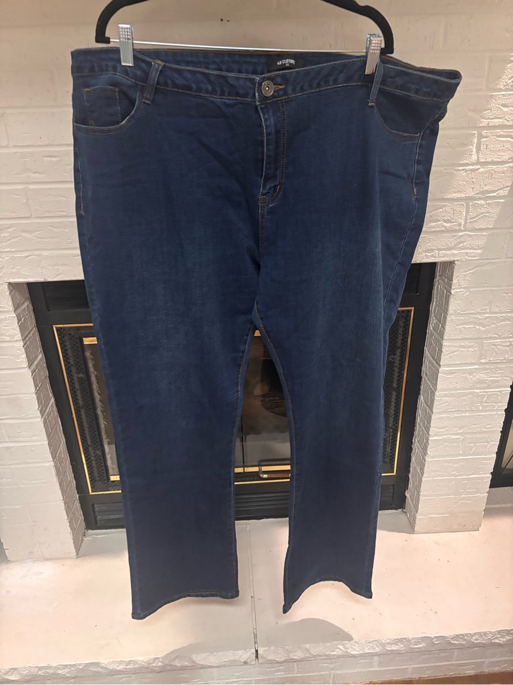 Classic Dark Blue Straight-Leg Women's Jeans